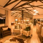 The bar and dining area at Old Drift Lodge