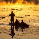 Mokoro journey at sunset from Pelo Camp
