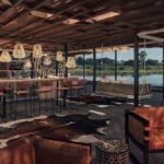 Artist's impression of interior decor and layout of Qorokwe's main area