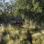 Tents at Shinde Footsteps are nestled into the Okavango bushveld