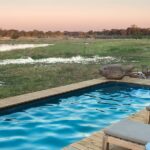 Magnificent setting of the Sable Alley swimming pool