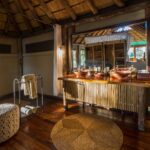 Spacious en suite bathroom at Wilderness Safaris' Savuti Camp