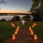 Private dining is arranged in scenic locations at The River Club