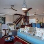 Lounge area of the Princess Mary Suite at The River Club