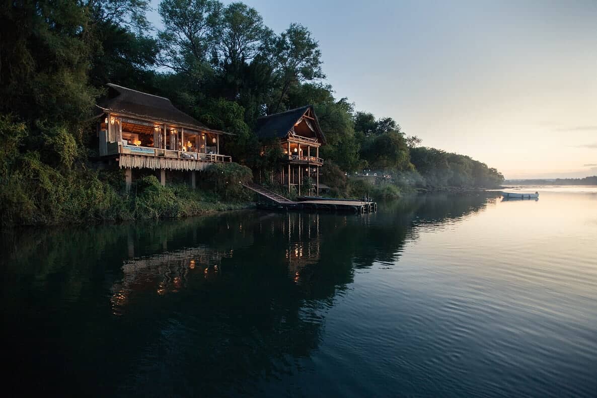 The perfect river setting at Tongabezi