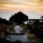 Sundowners on Chief's Island for Little Mombo guests