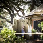 The ideal setting for an al fresco shower at Little Mombo