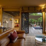 Accommodation tent interiors at Little DumaTau