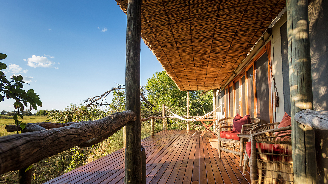 Room deck at Amber River Camp
