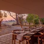 Dining with a view at Camp Maru