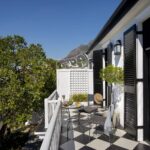 The balcony of the Luxury rooms at Cape Cadogan enjoy lovely views of the city with the mountain to the side