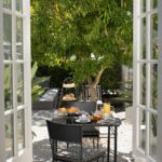 The breakfast patio at Cape Cadogan