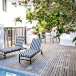 The superior luxury suite private pool deck at Cape Cadogan