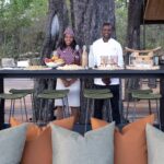 Afternoon tea at Kiri Camp.