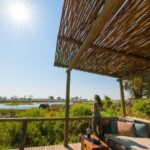 Views from the main viewing deck at Delta camp