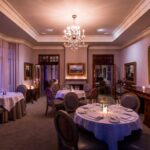 Ellerman House chandelier dinner