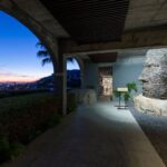 The entrance to Ellerman House art gallery in early evening