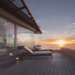 The private deck of the Ellerman villas