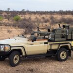 The photographic safari vehicles at Mashatu Lodge are fully equipped