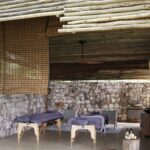 Visual of the spa beds at Matetsi River Lodge