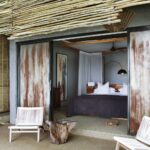 Peek at the suite from private deck at Matetsi