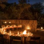 Boma dinner under the stars at Mashatu Tented Camp