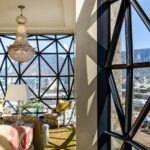 The Silo hotel window view