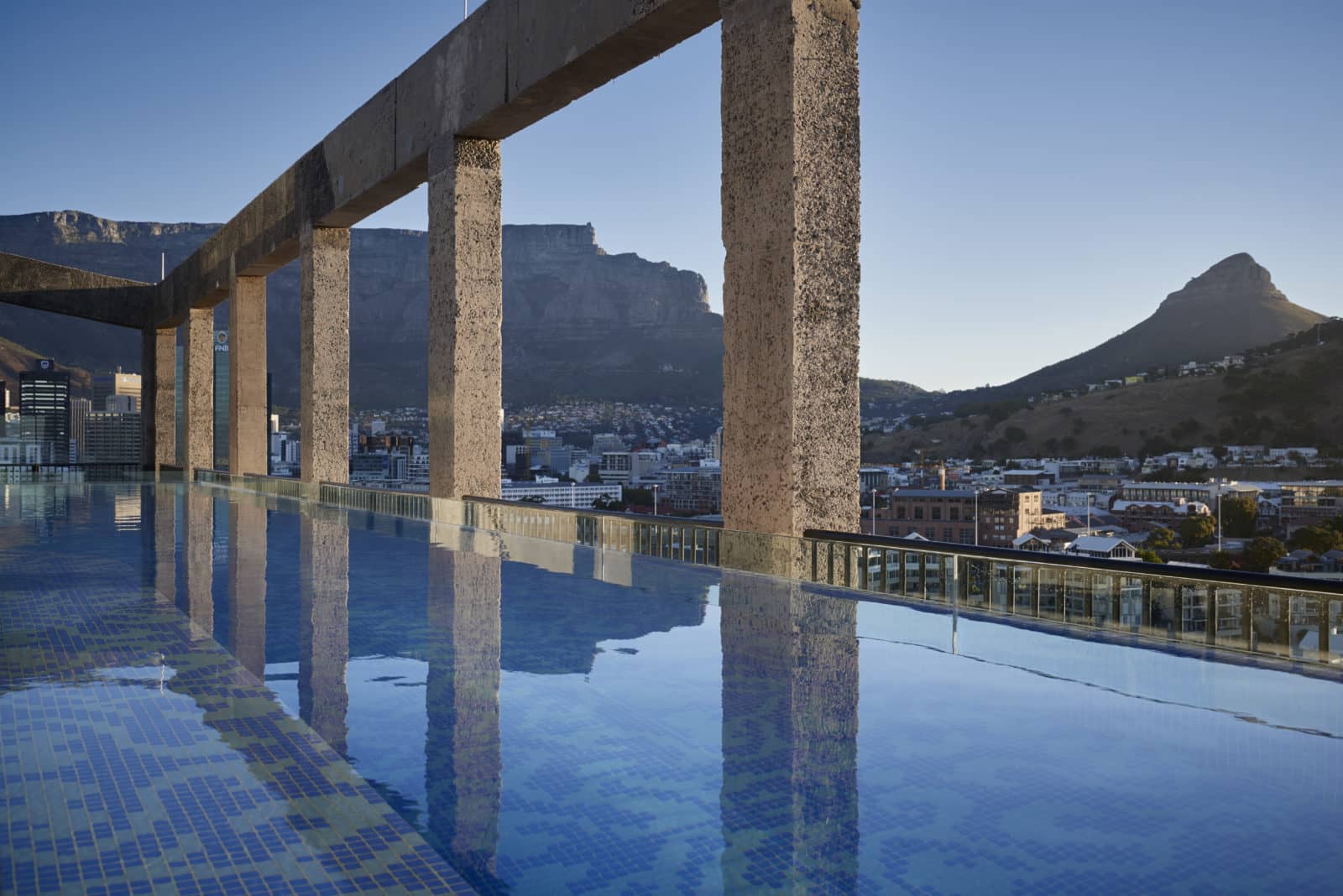 Panoramic city views of Cape Town at The Silo