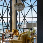 The Silo Hotel lounge with view