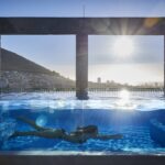 The Silo Hotel swimming pool is exceptional