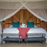 The guest room layout at The Wallow