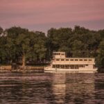 Exquisite water view from the sundeck at the Royal Livingstone