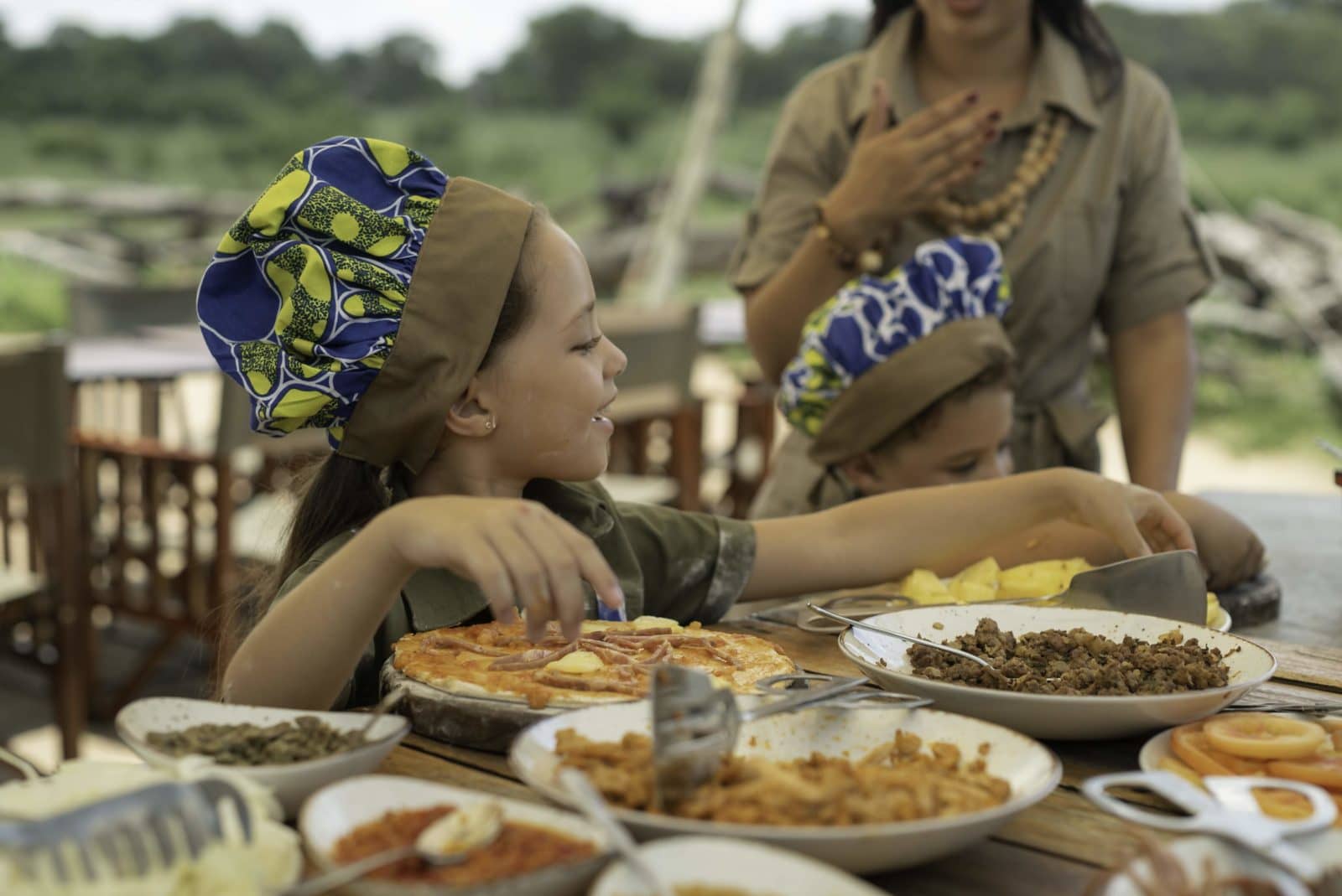 Youngsters cook up a storm at Linyanti Ebony Camp