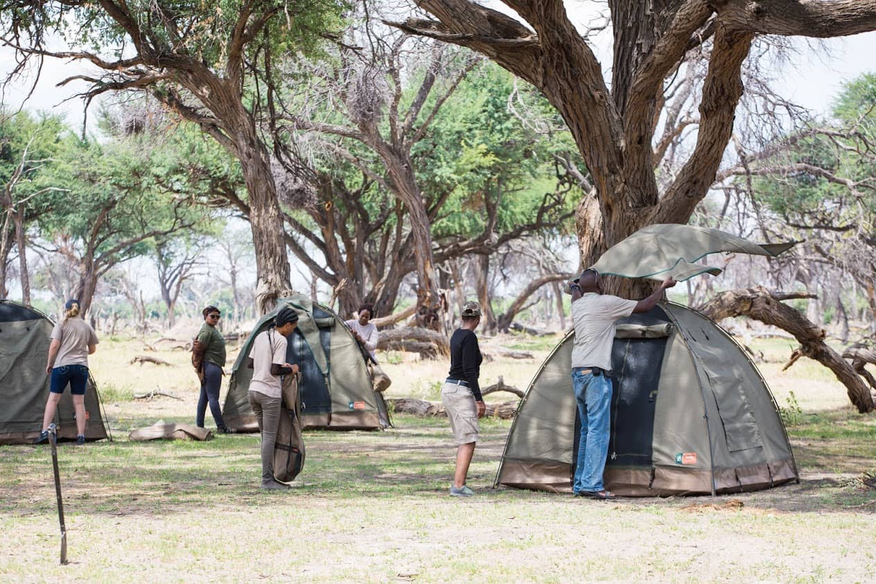 A semi-participation camping package offered by Bushways Safaris