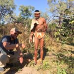 Bushman Plain Camp guest learning the ways of the wild