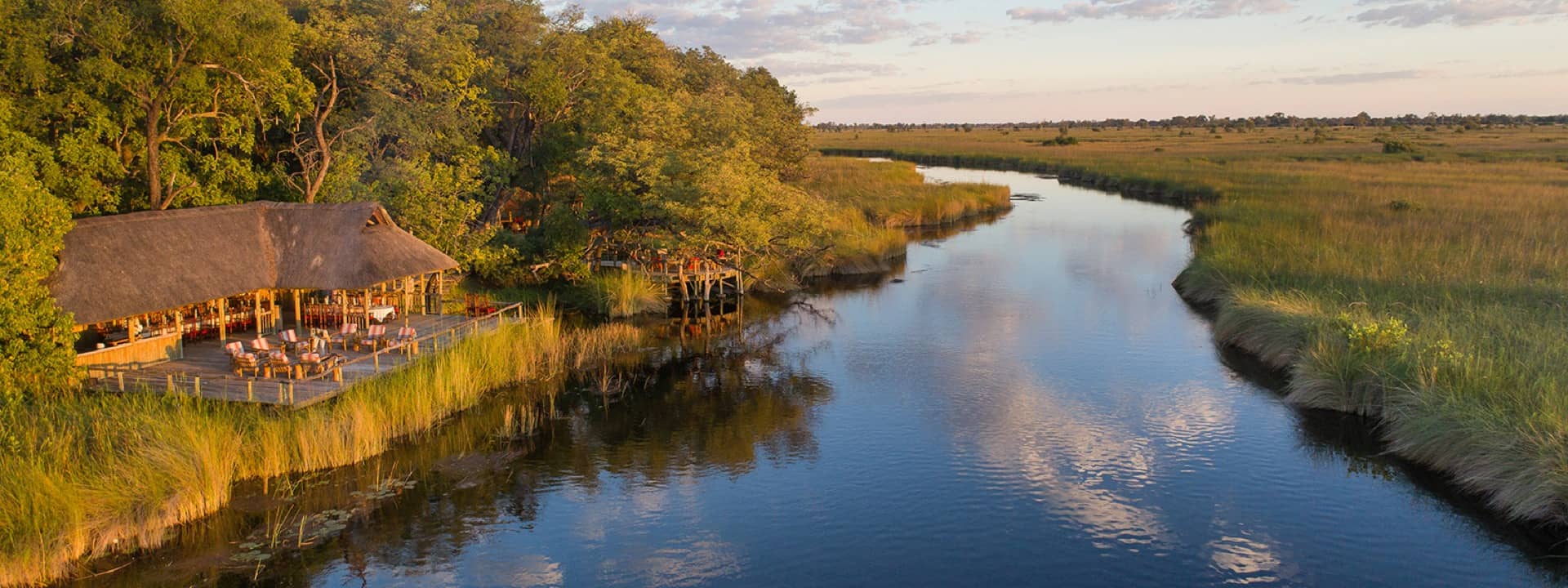The beautiful natural setting of Camp Xakanaka