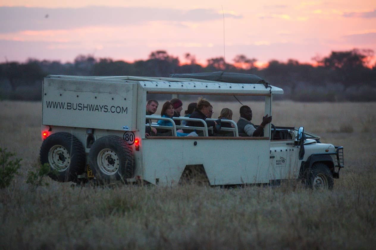 On safari with Bushways Safaris in the Kalahari desert
