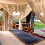 Guest tent with a view at Duba Explorers Camp