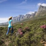 Mountain trail through the fynbos at Twelve Apostles