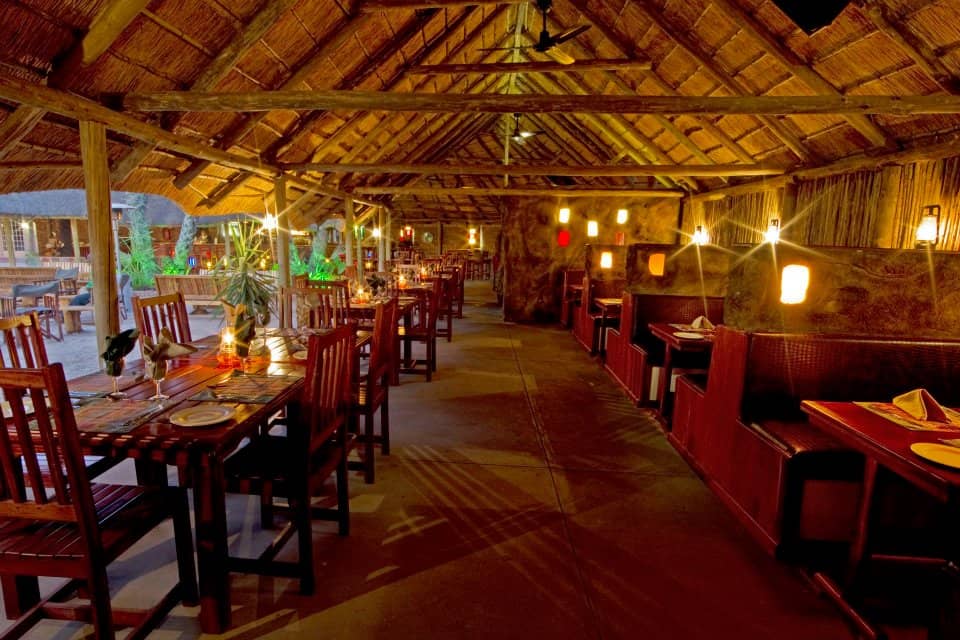 Maun Lodge reception area