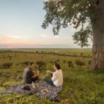 A romantic sundowner picnic courtesy of Muchenje Safari Camp