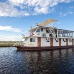 Exploring the Chobe river, one of the best places to visit in Botswana