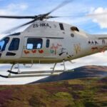 Scenic helicopter excursions are on offer at Tswalu lodge