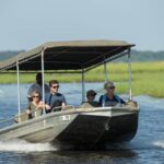 All day Chobe River cruises are offered courtesy of Muchenje Lodge