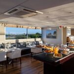 Zambezi Queen dining area breakfast buffet