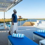 Zambezi Queen front deck with plunge pool