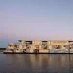 Zambezi Queen boat exterior at dawn