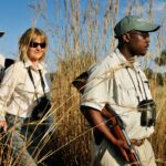 Walking safaris are offered with specialist guides at Shinde Footsteps