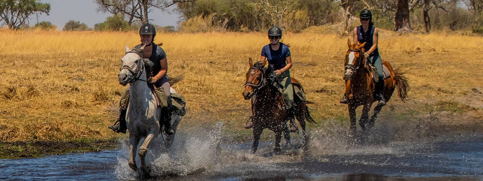 Cantering through the Okavango Delta with David Foot Safaris