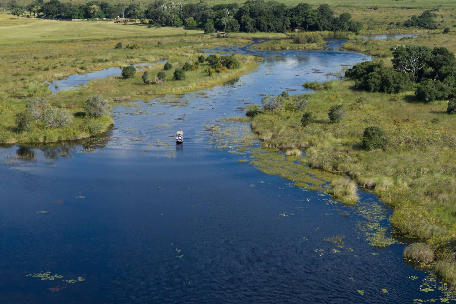Mokoro excursion on the Okavango River courtesy of Shinde camp
